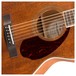 Fender PM-3 Triple-0 Mahogany Acoustic, Natural - Bridge View