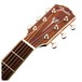 Fender PM-3 Triple-0 Mahogany Acoustic, Natural - Headstock View