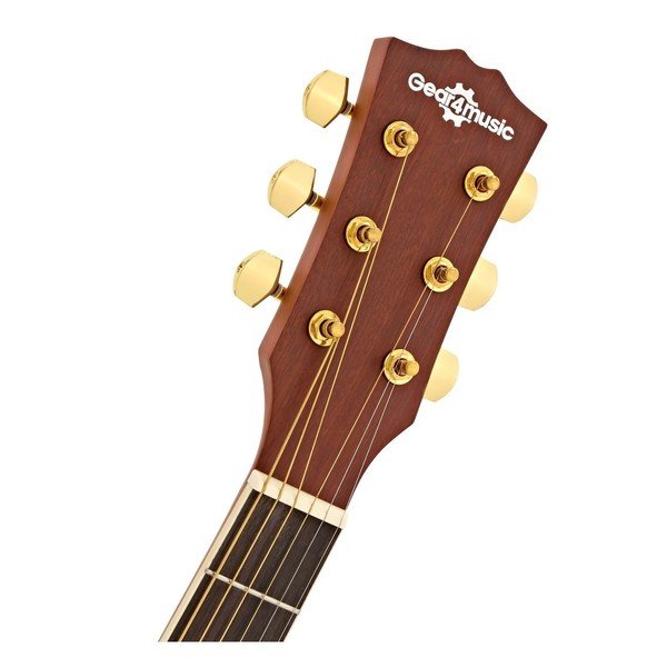 Roundback Electro Acoustic Guitar + Complete Pack, Red Burst