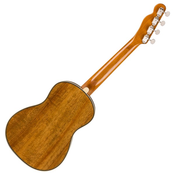 Fender Montecito Tenor Ukulele, Natural Back