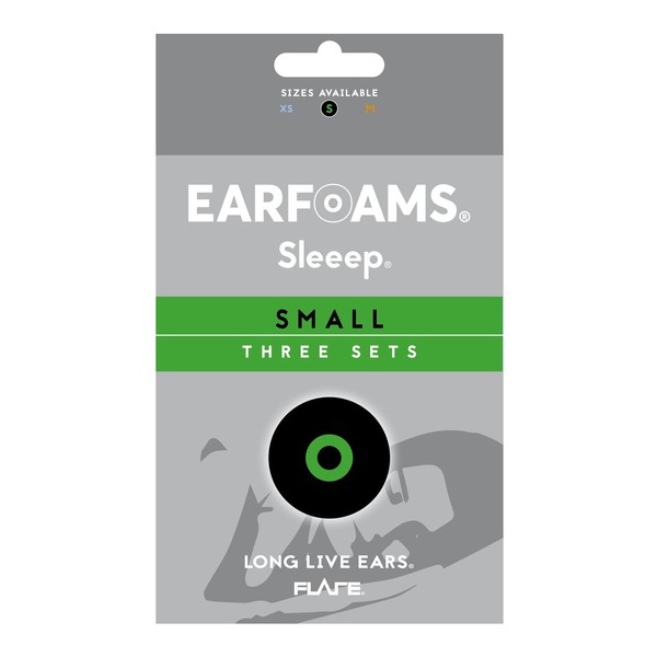Flare Audio Replacement Earfoams for Sleeep Ear Plugs, Small
