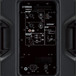 Yamaha DBR 12 Active PA Speaker panel