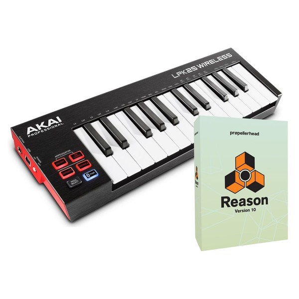 Akai LPK25 Wireless MIDI Controller with Reason 10 Upgrade - Full Bundle