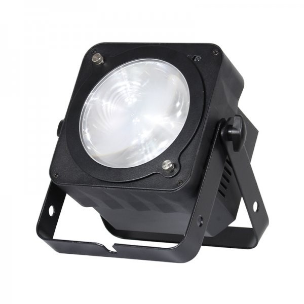LEDJ Slimline 1T36 COB LED Par Can, Black Housing
