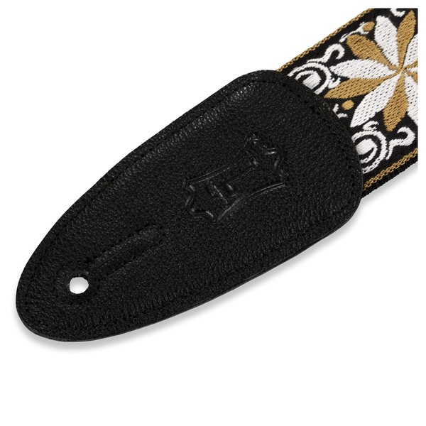 Levys 2" Hootenanny Guitar Strap, Yellow Flower End