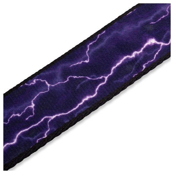 Levys 2" Polyester Guitar Strap, Lightning Middle