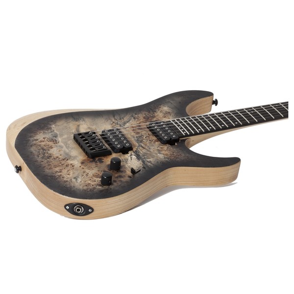 Schecter Reaper-6, Satin Charcoal Burst Tilt