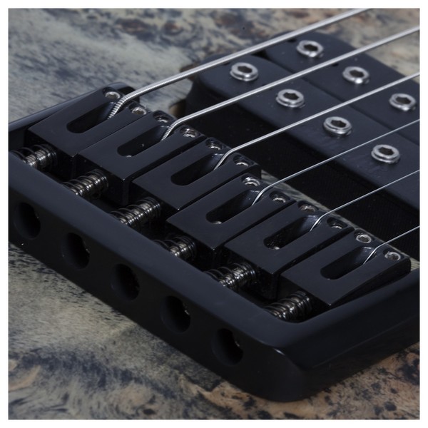 Schecter Reaper-6, Satin Sky Burst bridge