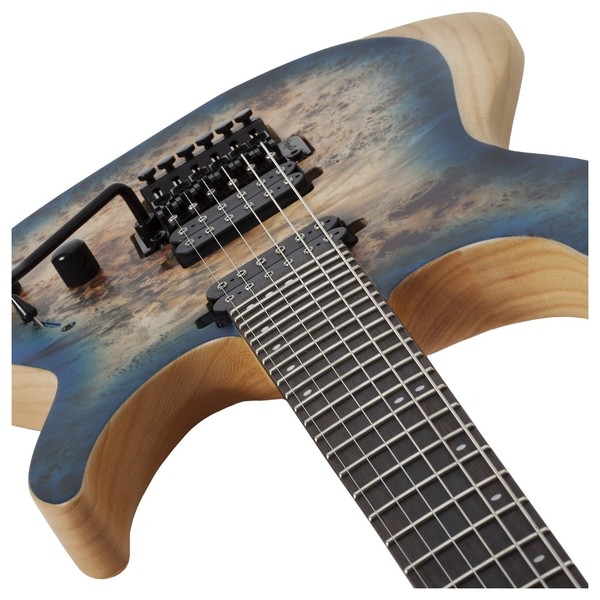 Schecter Reaper-6 FR, Satin Sky Burst Upshot