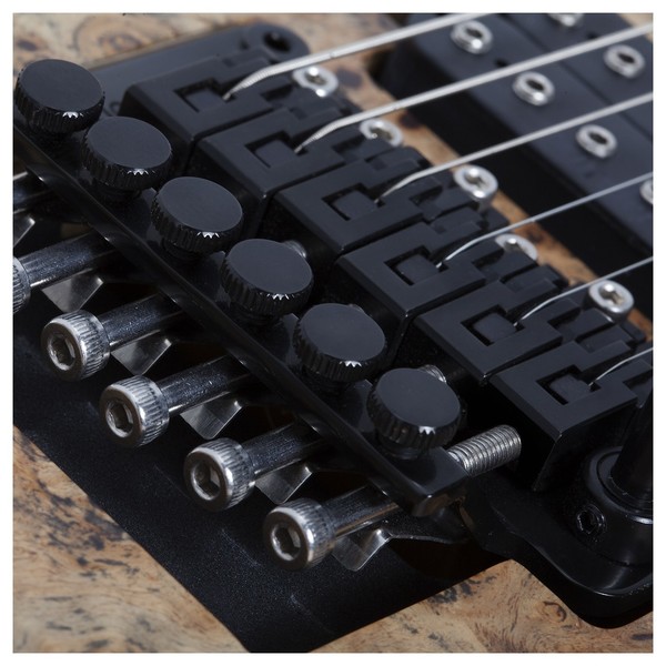 Schecter Reaper-6 FR, Satin Sky Burst bridge