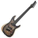 Schecter Reaper-7 Multiscale 7 Stirng, Satin Charcoal Burst