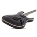 Schecter C-1 SLS Evil Twin, Satin Black Laying down