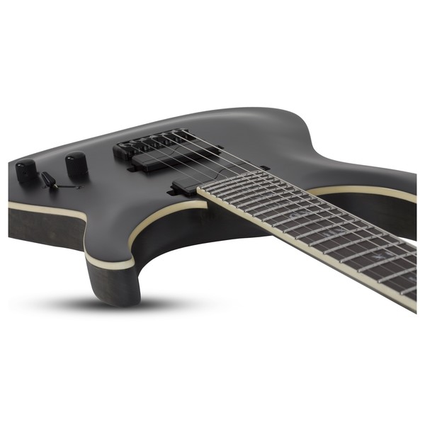 Schecter C-1 SLS Evil Twin, Satin Black Upshot