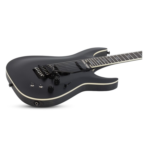 Schecter C-1 FR S SLS Evil Twin, Satin Black Tilt