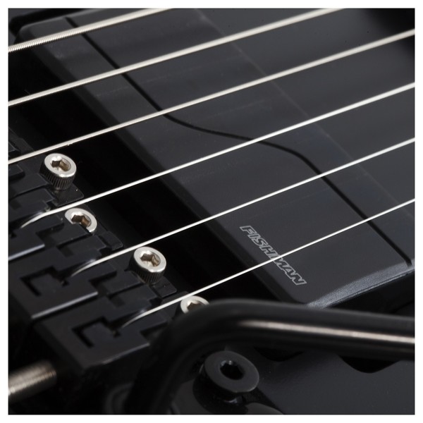 Schecter C-1 FR S SLS Evil Twin, Satin Black Fishman
