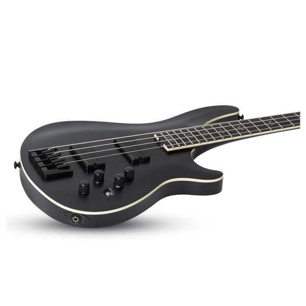 Schecter SLS Evil Twin-4 Bass, Satin Black Tilt