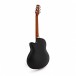 Roundback Guitar by Gear4music, Black, with Gig Bag, Tuner, Picks