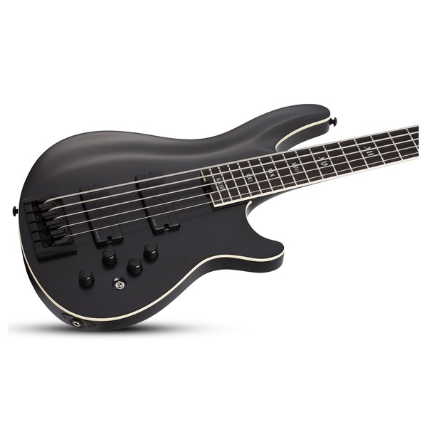 Schecter SLS Evil Twin-5 Bass, Satin Black tilt