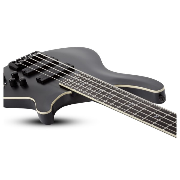 Schecter SLS Evil Twin-5 Bass, Satin Black Neck Joint