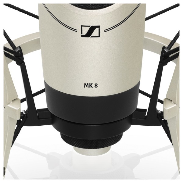 Sennheiser MK 8 Condenser Microphone, Mic Bottom in Shock Mount