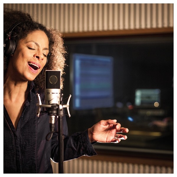 Sennheiser MK 8 Dual-Diaphragm Condenser Microphone, Studio Lifestyle Shot One