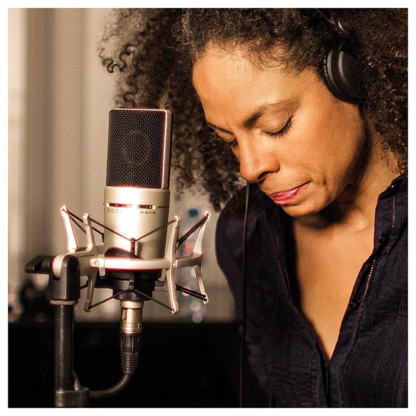 Sennheiser MK 8 Dual-Diaphragm Condenser Microphone, Studio Lifestyle Shot 2