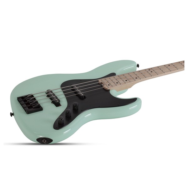Schecter J-4 Bass, Sea Foam Green Tilt