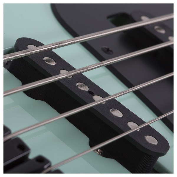 Schecter J-4 Bass, Sea Foam Green Pickups