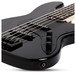 Schecter J-5 Bass, Gloss Black laying down