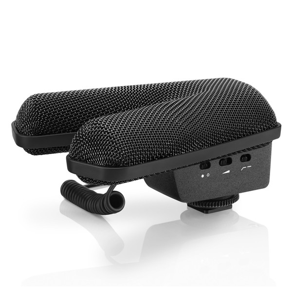Sennheiser MKE 440 Professional Stereo Shotgun Microphone , Left Side Angled