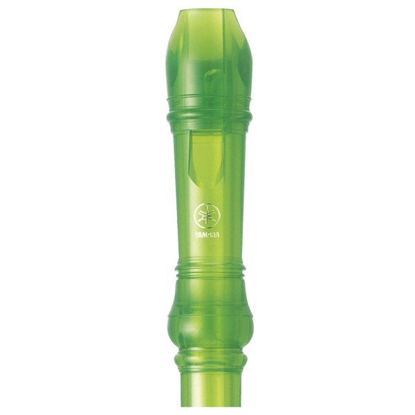 Yamaha YRS20G Descant Recorder, German Fingering, Green, Mouthpiece