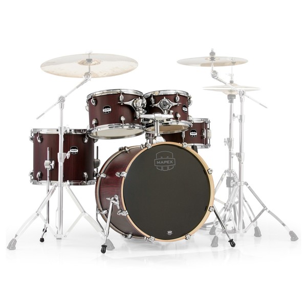 Mapex Mars 20'' Fusion 5 Piece Shell Pack, Bloodwood - Main Image