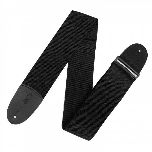 Levys 3" Polypropylene Guitar Strap, Black