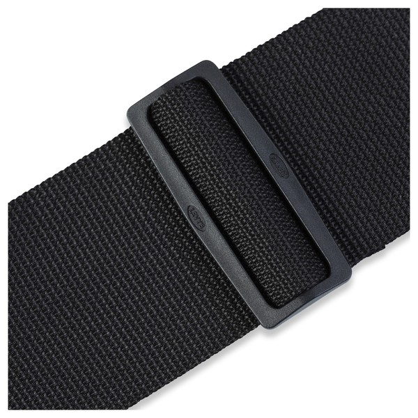 Levys 3" Polypropylene Guitar Strap, Black Buckle