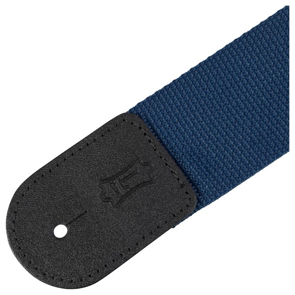 Levys 2" Polypropylene Guitar Strap w/ Poly Ends, Navy end