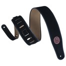 Levy's MSS3-BLK 2.5" Suede Leather Guitar Strap, Black