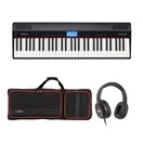 Pack avec Piano Num&eacute;rique 61 Touches Roland Go:Piano, Noir