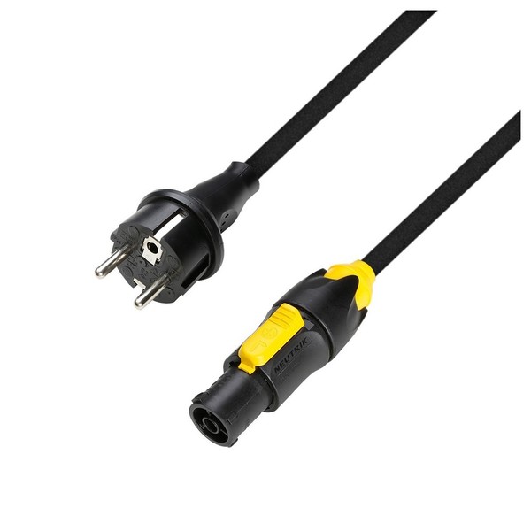 Adam Hall EU to PowerCON True 1 Power Cable, 1.5m