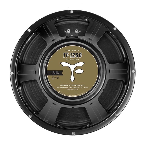 Eminence 1250 50 Watt 12'' Tomo Fujita Signature Speaker, 8 Ohm