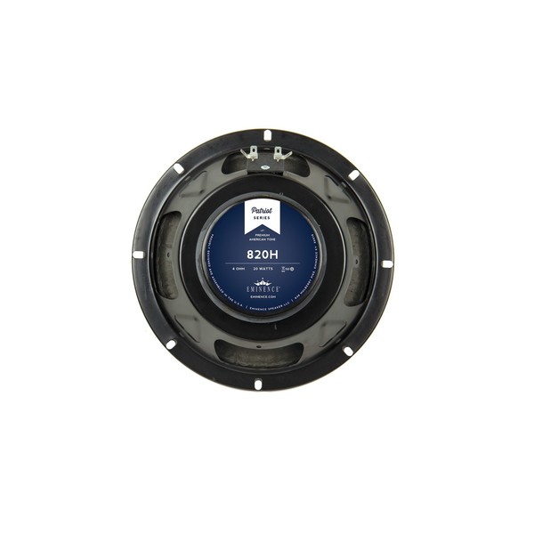 Eminence 820H 20 Watt 8'' Speaker, 4 Ohm