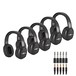 HP-210 Stereo Headphones by Gear4music, Pack of 5