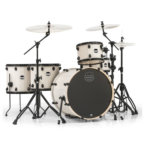 Mapex Mars 528 Crossover Retro Fusion 22'' 5 Piece Drum Kit, Bonewood - Main Image