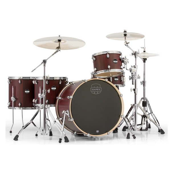 Mapex Mars 528 Crossover Retro Fusion 22'' 5 Pc Drum Kit, Bloodwood - Main Image
