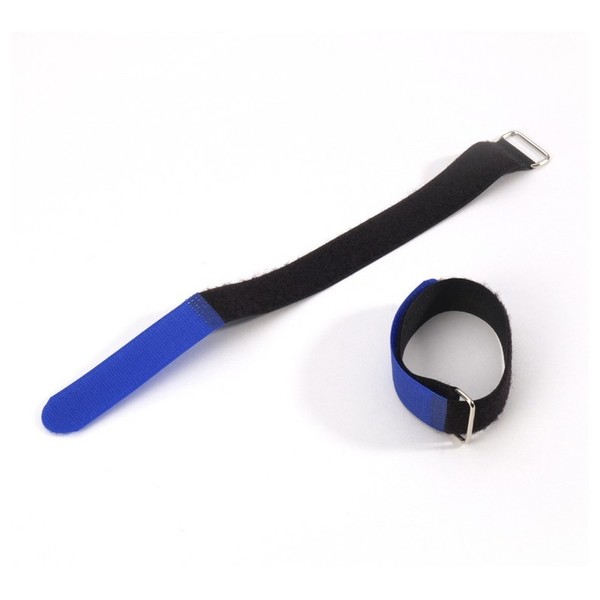 Adam Hall Hook and Loop Cable Tie 200 mm x 20 mm, Blue