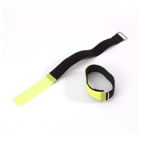Adam Hall Hook and Loop Cable Tie 200 mm x 20 mm, Yellow