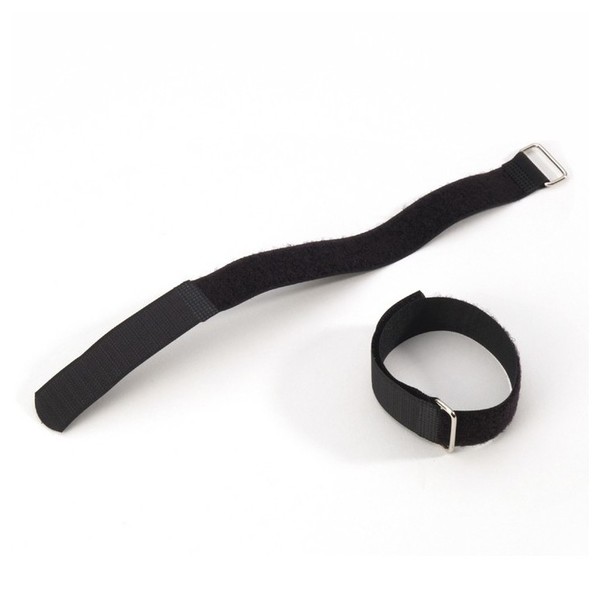 Adam Hall Hook and Loop Cable Tie 300 mm x 25 mm, Black