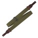 Richter Racoon Series 1443 Guitar Strap, Khaki/Brown - Front