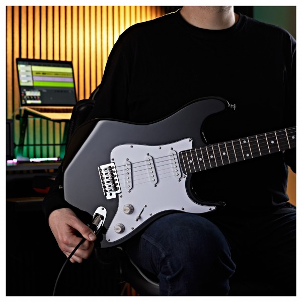 LA Electric Guitar + Amp Pack, Black