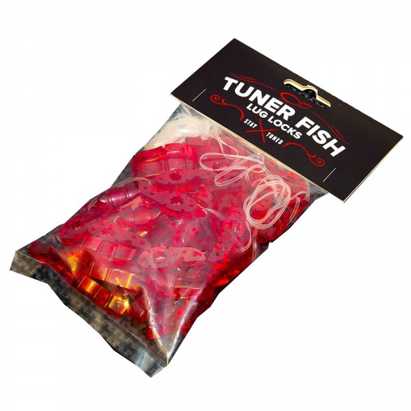 Tuner Fish Lug Locks Red 50 Pack - Main Image