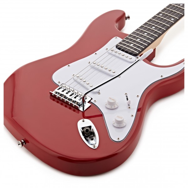 LA Electric Guitar + Amp Pack, Red